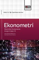 Ekonometri Alanında Uluslararası Araştırmalar-III