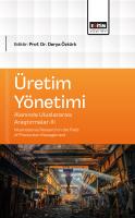 Üretim Yönetimi Alanında Uluslararası Araştırmalar-III