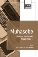 Muhasebe Alanında Uluslararası Araştırmalar I Muhasebe Alanında Uluslararası Araştırmalar I