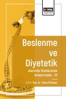 Beslenme ve Diyetetik Alanında Araştırmalar III Beslenme ve Diyetetik Alanında Araştırmalar III