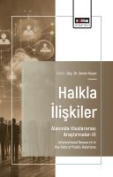 Halkla İlişkiler Alanında Uluslararası Araştırmalar-III