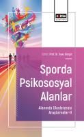 Sporda Psikososyal Alanlar Alanında Uluslararası Araştırmalar-II