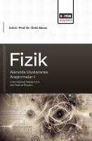 Fizik Alanında Uluslararası Araştırmalar-I