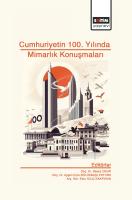Cumhuriyet’in 100. Yılında Mimarlık Konuşmaları