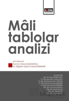 Mali Tablolar Analizi Mali Tablolar Analizi