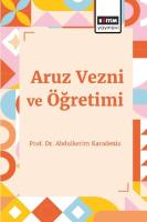 Aruz Vezni ve Öğretimi Aruz Vezni ve Öğretimi