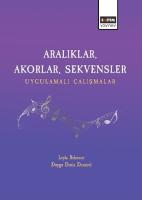 Aralıklar, Akorlar, Sekvensler Uygulamalı Çalışmalar Aralıklar, Akorlar, Sekvensler Uygulamalı Çalışmalar