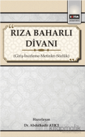 Rıza Baharlı Divanı Rıza Baharlı Divanı