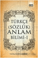 Türkçe (Sözcük) Anlam Bilimi - 1