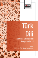 Türk Dili Alanında Uluslararası Araştırmalar-I
