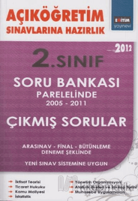 Açıköğretim Sınavlarına Hazırlık 2. Sınıf Soru Bankası Paralelinde 200