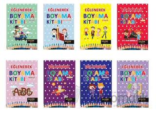 Eğlenerek Boyama (8 Takım Set) Kolektif