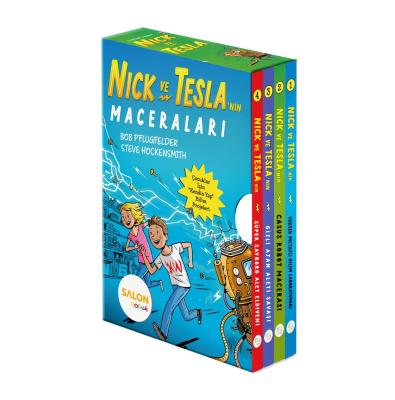 Nick ve Tesla (Kutulu 4 Kitap Takım) Bob Pflugfelder